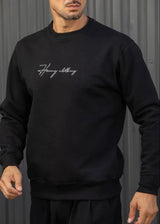 HENRY CLOTHING Ανδρικό φούτερ Henry Clothing - Μαύρο 3-781