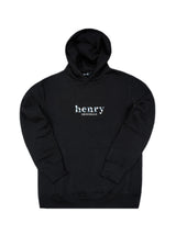 HENRY CLOTHING - Ανδρικό φούτερ με κουκούλα Henry Originals - Μαύρο 3-803