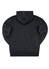 HENRY CLOTHING Ανδρικό φούτερ με κουκούλα H - Μαύρη 3-839