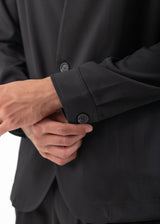 Ανδρικό μακρυμάνικο πουκάμισο Vittorio - 300-2526-ALBERTO- overshirt regular fit μαύρο