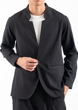 Ανδρικό μακρυμάνικο πουκάμισο Vittorio - 300-2526-ALBERTO- overshirt regular fit μαύρο