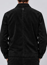 VITTORIO - Ανδρικό overshirt κοτλέ- Μαύρο 300-2627-RENATO