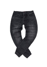 GUF CLOTHING Ανδρικό παντελόνι τζιν slim fit elasticated - Μαύρο BK-435