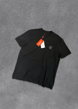 Ανδρική κοντομάνικη μπλούζα Vinyl Art Clothing - 43929-01 - cotton regular fit - monostyle t-shirt μαύρο