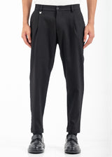 Ανδρικό υφασμάτινο παντελόνι κουστουμιού Vittorio - 500-2526-ALBERTO- fabric formal pants μαύρο