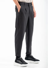 Ανδρικό υφασμάτινο παντελόνι Vittorio - 500-2526-BAREZZI - fabric japanese pants μαύρο