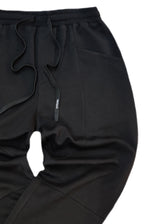 Ανδρικό παντελόνι Vittorio - 500-2526-FORMIA - formal pants loose fit μαύρο