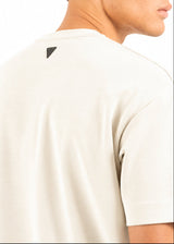 VITTORIO - Ανδρικό T-shirt oversized - Εκρού 200-2526-JORDAN