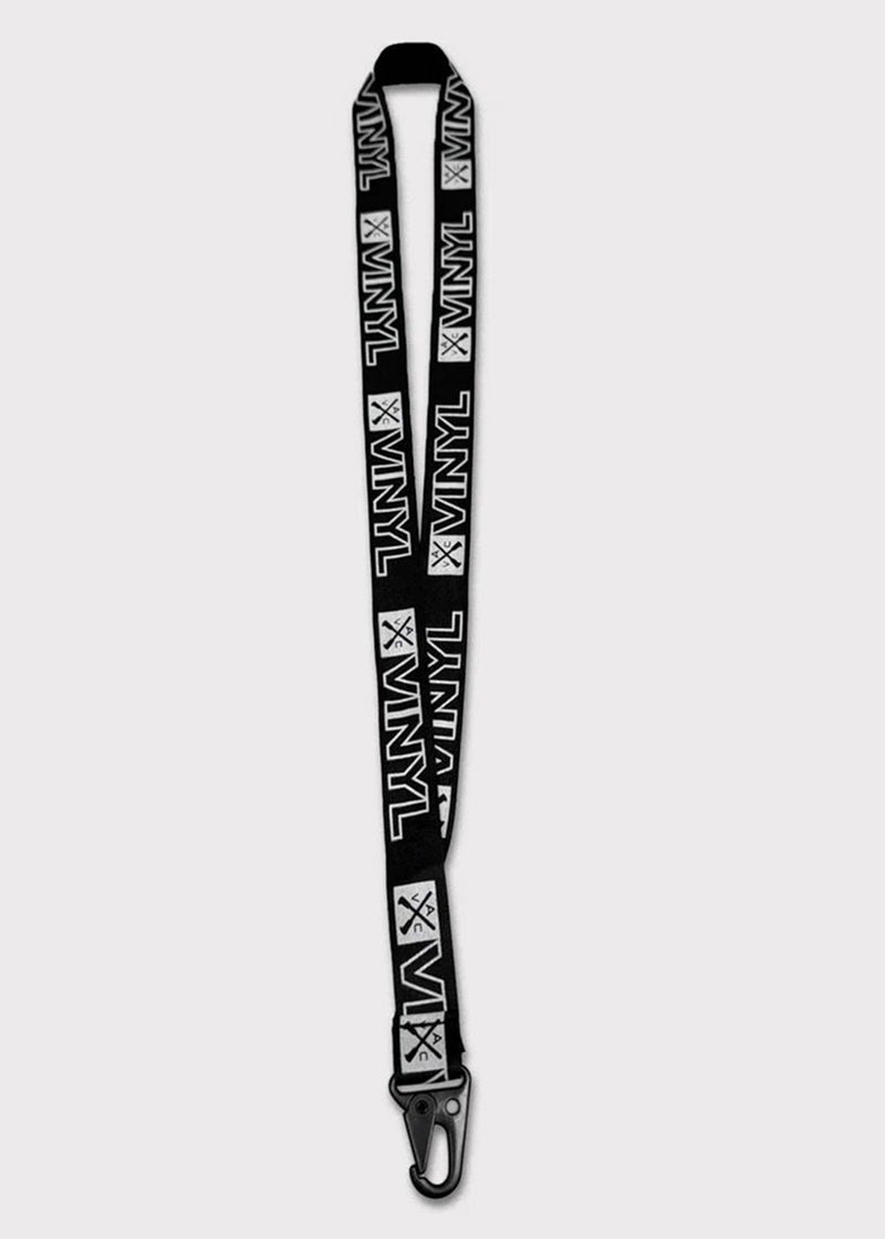 Vinyl λουράκι κλειδιών μαύρο-50430-01-vinyl key strap
