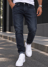 Ανδρικό Jean Παντελόνι GUF-GABBIA-DARK-5443-slim fit SS24 σκούρο μπλε