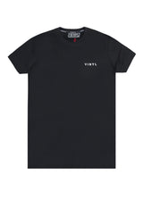 Αντρική κοντομάνικη μπλούζα - Vinyl Art Clothing - 59420-01 - needlecraft logo regular fit t-shirt μαύρο