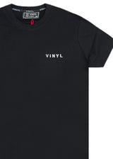 Αντρική κοντομάνικη μπλούζα - Vinyl Art Clothing - 59420-01 - needlecraft logo regular fit t-shirt μαύρο