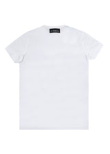 Αντρική κοντομάνικη μπλούζα - Vinyl Art Clothing - 59420-02 - needlecraft logo regular fit t-shirt λευκό