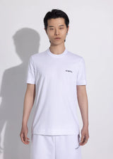 Αντρική κοντομάνικη μπλούζα - Vinyl Art Clothing - 59420-02 - needlecraft logo regular fit t-shirt λευκό