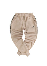 Henry clothing-6-304-beige gold taped pants