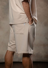 Ανδρική βερμούδα υφασμάτινη Henry Clothing-6-337-beige