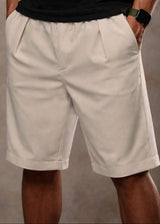 Ανδρική βερμούδα υφασμάτινη Henry Clothing-6-337-beige