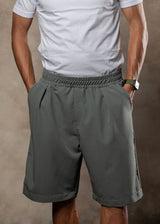 Ανδρική βερμούδα υφασμάτινη Henry Clothing-6-337-khaki