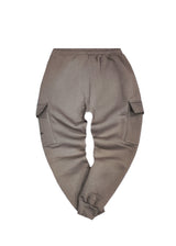 Henry clothing-6-343-calligraphy H logo cargo-brown