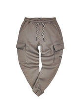 Henry clothing-6-343-calligraphy H logo cargo-brown