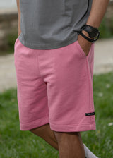 Ανδρική βερμούδα Henry Clothing-6-604-pink relaxed fit shorts