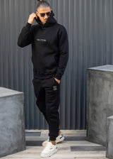 HENRY CLOTHING Ανδρική φόρμα H -Μαύρη 6-707