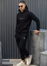 HENRY CLOTHING Ανδρική φόρμα H -Μαύρη 6-707