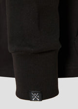 Ανδρική ζακέτα με κουκούλα Vinyl Art Clothing - 62626-01 - premium cotton oversized - signature move jacket μαύρο