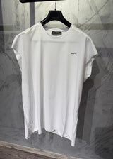 VINYL ART CLOTHING Ανδρική αμάνικη λευκή Old Money Sleeveless Oversized Tee 62890-02