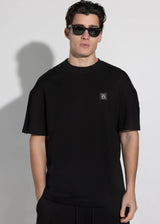 Αντρική κοντομάνικη μπλούζα Vinyl Art Clothing - 63516-01 - teddy bear back oversized tee μαύρο