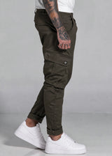 COSI JEANS - Ανδρικό παντελόνι cargo - Olive 68-GUELLI