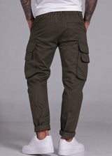COSI JEANS - Ανδρικό παντελόνι cargo - Olive 68-GUELLI