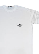 Ανδρική κοντομάνικη μπλούζα Cosi jeans-64-W24-05-regular fit tee λευκό