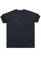 Ανδρική κοντομάνικη μπλούζα Cosi jeans - 64-w24-02 - regular fit tee σκούρο γκρι