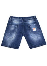 Ανδρική βερμούδα τζιν Cosi Jeans -65-PORRO 1 - jeans regular fit shorts σκούρο μπλε