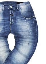 Ανδρικό τζιν παντελόνι Cosi jeans - 65-tiago 4 - S25 μπλε ντένιμ elasticated