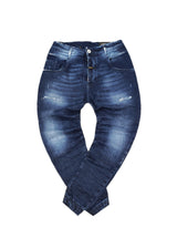 Ανδρικό τζιν παντελόνι Cosi Jeans - 66-MAGGIO 1- jeans regular fit σκούρο μπλε elasticated
