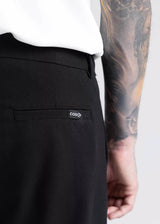COSI JEANS - Ανδρικό υφασμάτινο παντελόνι loose fit - Μαύρο 68-COTTO 60