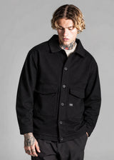 COSI JEANS - Ανδρικό jacket με μεγάλες τσέπες - Μαύρο 68-SONDRIO