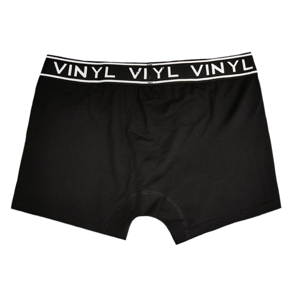Vinyl art clothing - 70310-12 - boxer black white - black