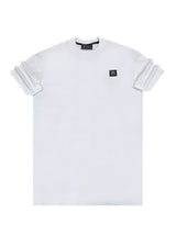 Αντρική κοντομάνικη μπλούζα Vinyl Art Clothing - 75930-02 - sizzle lips oversized tee λευκό