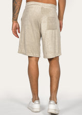 TWO BROTHERS Ανδρική βερμούδα μπεζ Terry Cloth BT-26780-beige