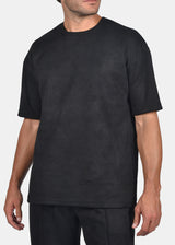 Ανδρική κοντομάνικη μπλούζα - Two Brothers-BF-25790-black-Alcantara