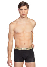 Ανδρικό εσώρουχο μποξερ MED - 2112280-89 - logan platinum μαύρο