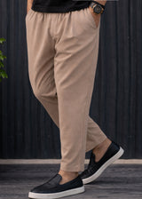 HENRY CLOTHING Ανδρικό ανοιξιάτικο παντελόνι ανοιχτό καφέ 8-002-light brown