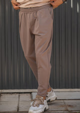 Ανδρικό παντελόνι Henry clothing - 8-030 - simple pants καφέ