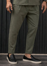 HENRY CLOTHING Ανδρικό ανοιξιάτικο παντελόνι χακί 8-030-khaki