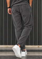 HENRY CLOTHING Ανδρικό παντελόνι κοτλέ γκρι 8-032-grey