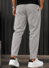 HENRY CLOTHING - Ανδρικό παντελόνι κοτλέ - Ice 8-032