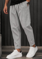 HENRY CLOTHING - Ανδρικό παντελόνι κοτλέ - Ice 8-032
